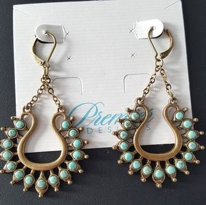 Premier Designs 'Lotus' Reversible Earrings.
